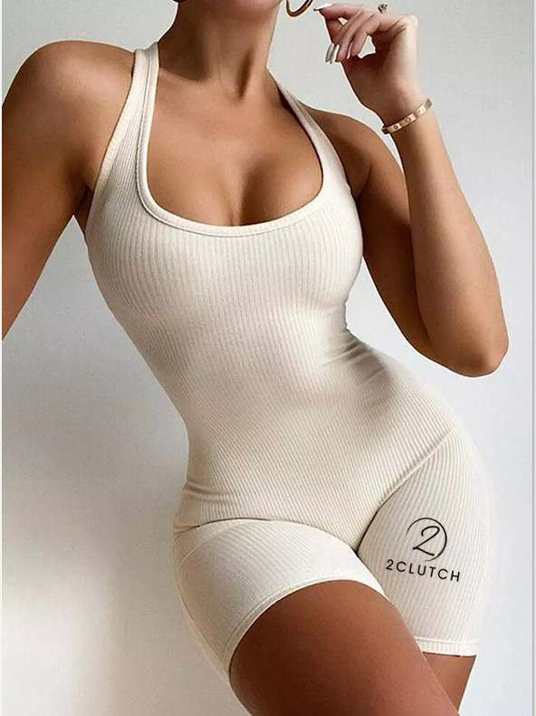 Beige Romper